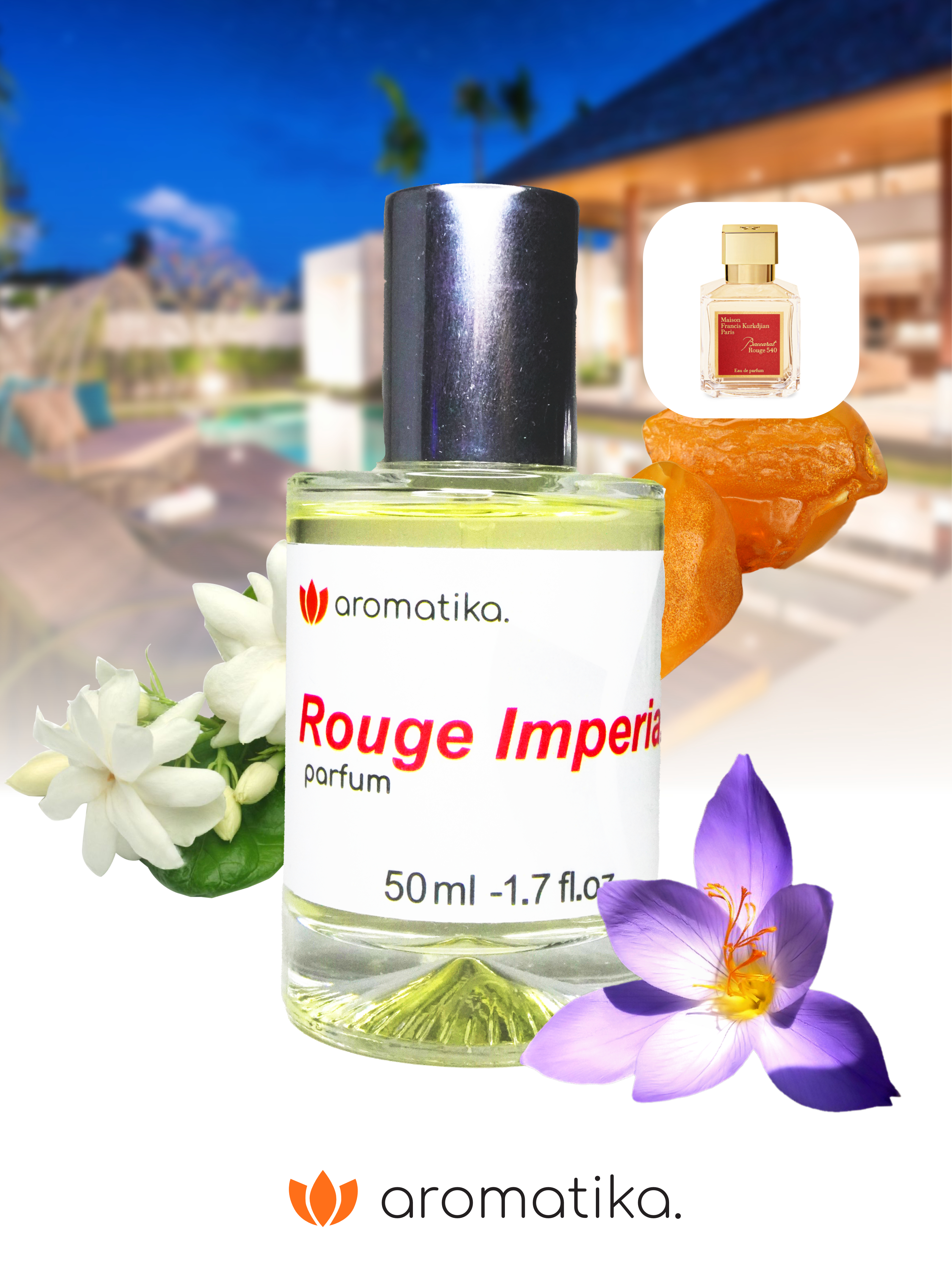 Rouge imperial (Inspirado en baccarat rouge 540 de MFK)